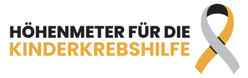 Logo Höhenmeter für die Kinderkrebshilfe